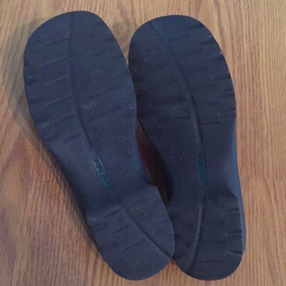 Josef seibel red leather clogs sz 41 - Picture 4 of 6